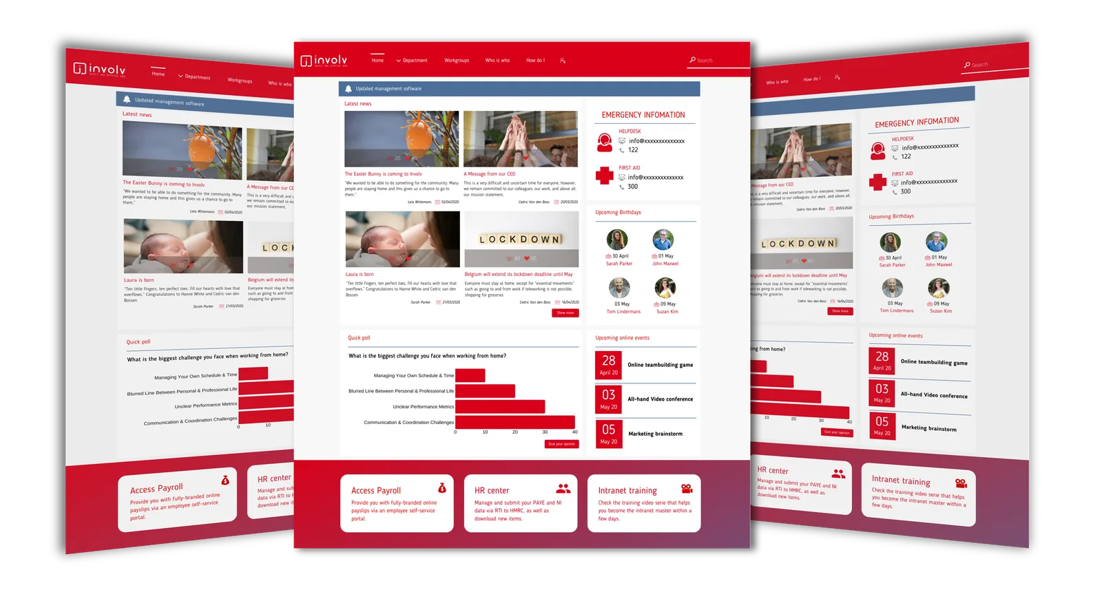 The Involv intranet of Vasco Group