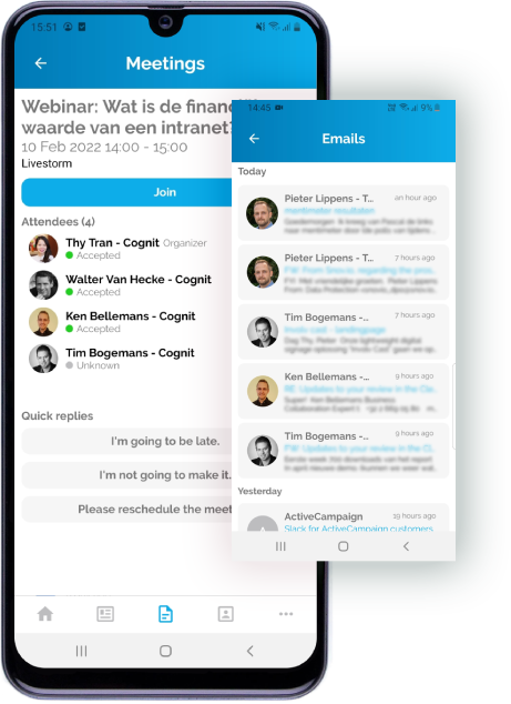 involv-mobile-app-v5-meetings-emails