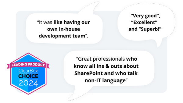 WE'RE INTRANET- ÁND INTERNAL COMMS EXPERTS