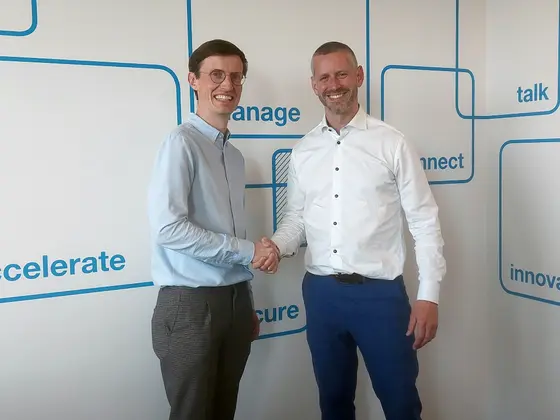 Louis Sabbe, COO van Savaco en Walter Van Hecke, medeoprichter van Involv.