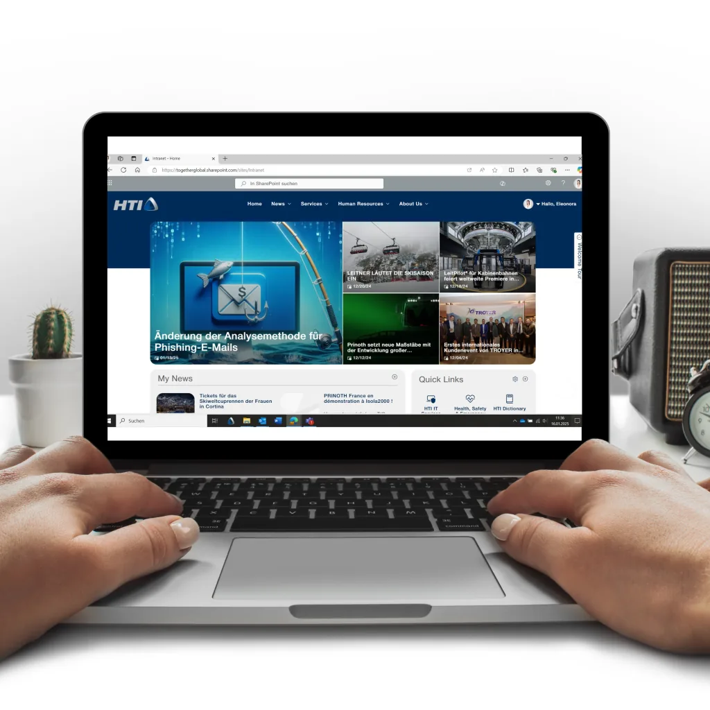 The Involv intranet of HTI Group