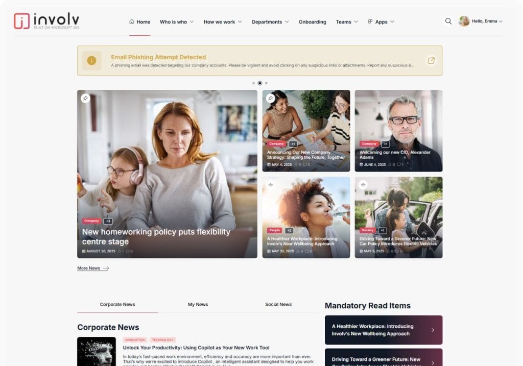 involv-sharepoint Involv Intranet