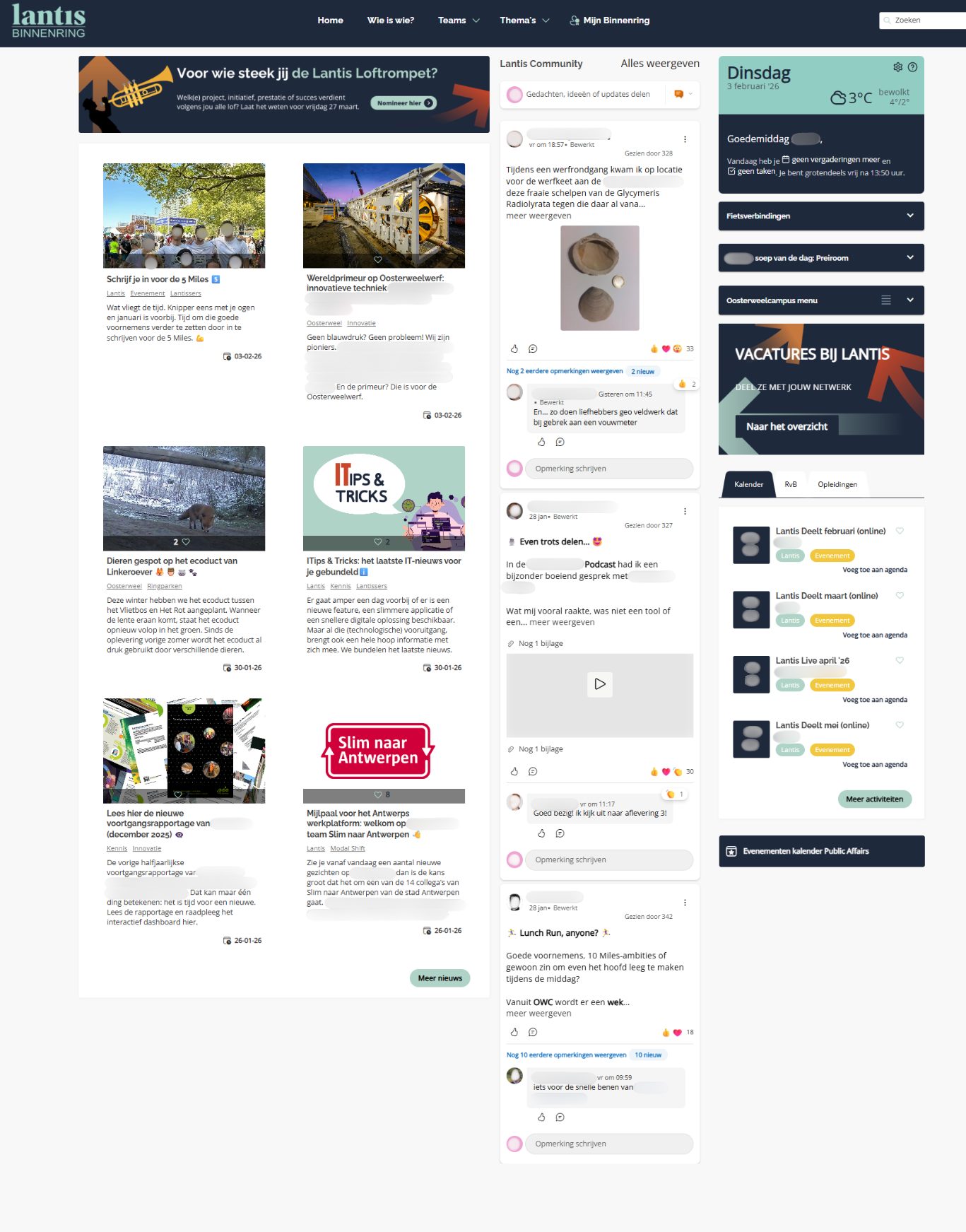 L'intranet de Lantis en pratique