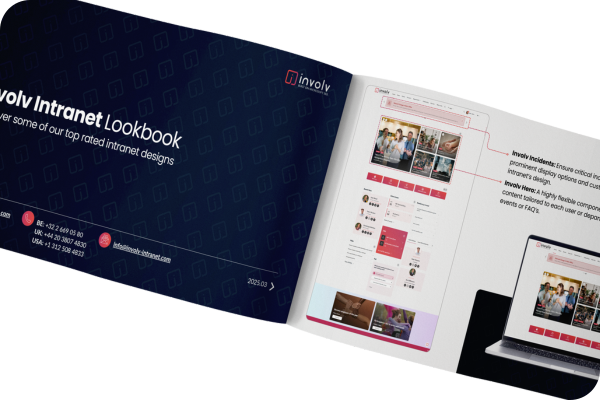 Cover of the Involv intranet lookbook