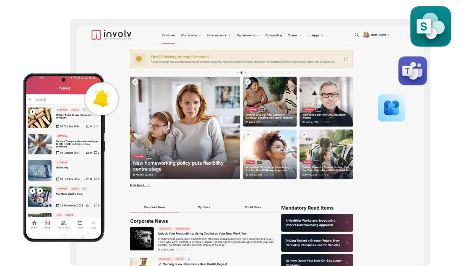 Involv product preview
