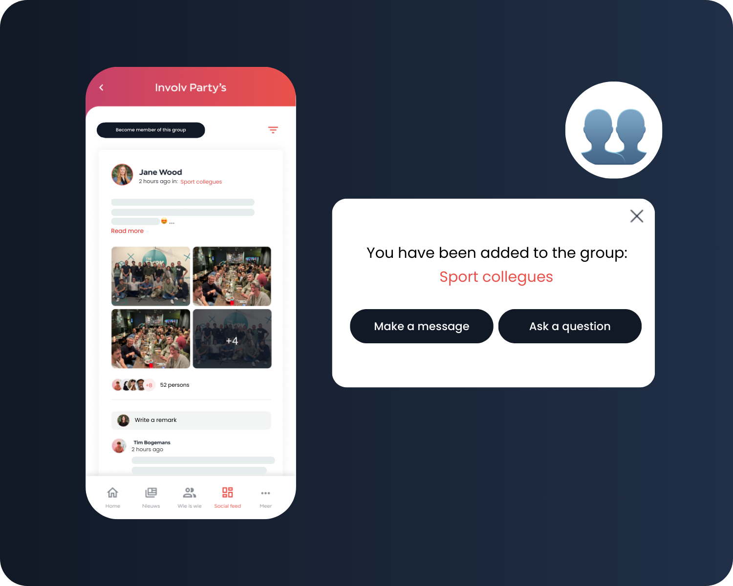 Gepersonaliseerde feed met contentfiltering en meldingen